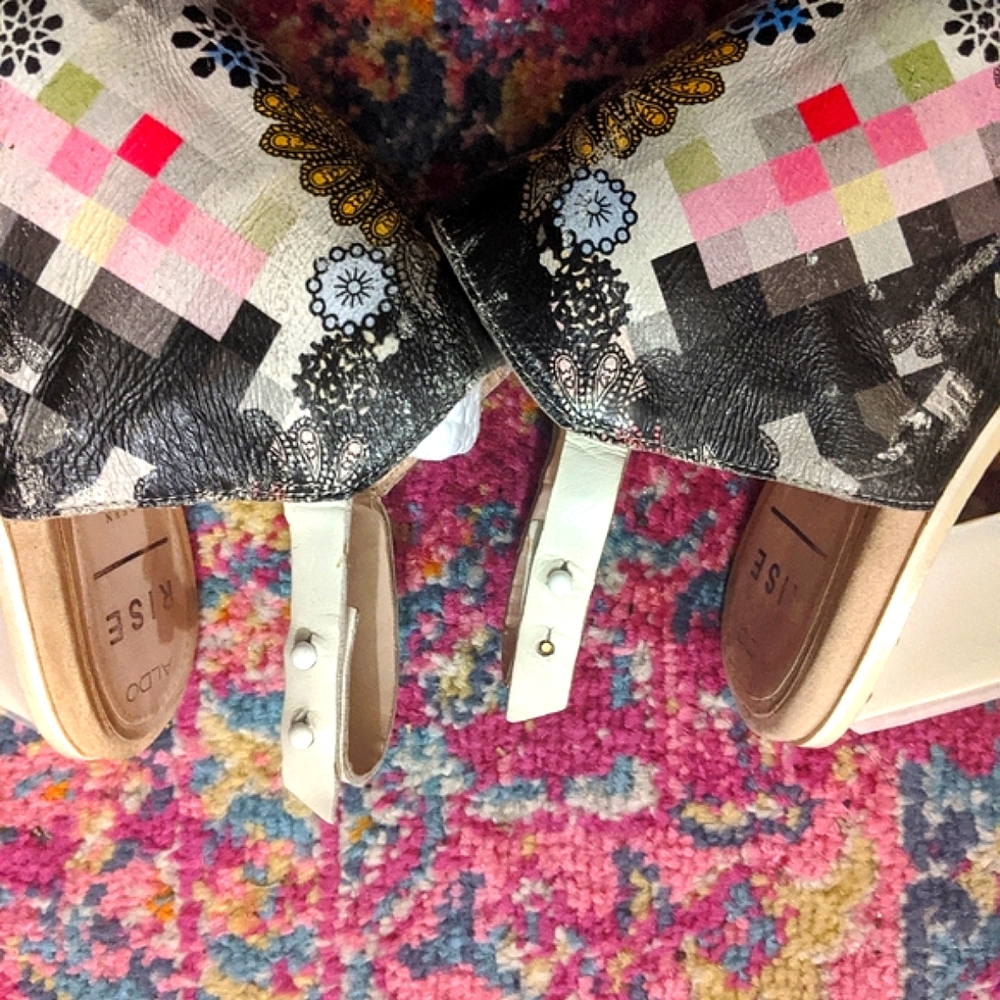 Aldo Rise  Geometric Printed  sandals - Picture 6 of 16